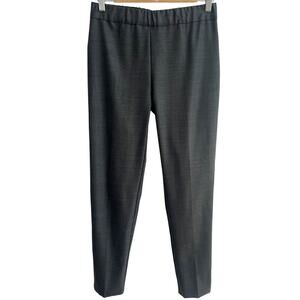 D. Exterior Italy Sz 42 US 6 Wool Blend Pull-On Tapered Pants Elastic Waist